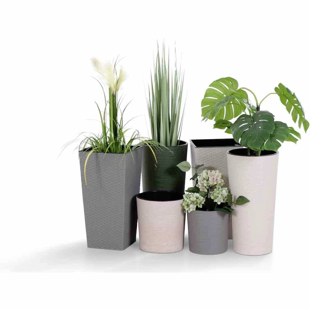 Siena Garden 840_05 84005Pflanzgefäß Kunststoff Weiß