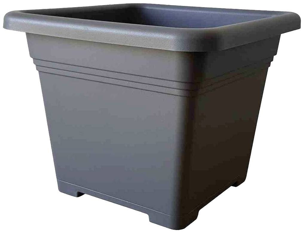 Siena Garden 19-48-02-GA 194802GA Pflanzgefäß Kunststoff Anthrazit