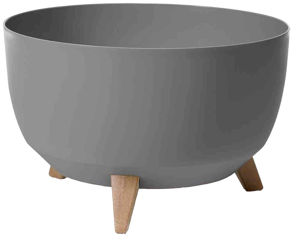 Siena Garden LA881-82 M82580Pflanzgefäß Kunststoff Anthrazit