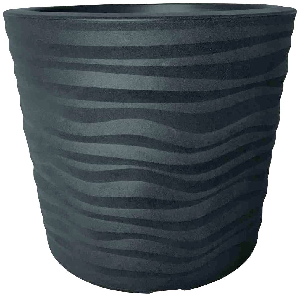 Siena Garden 45-50-02-GA 455002GA Pflanzgefäß Kunststoff Anthrazit