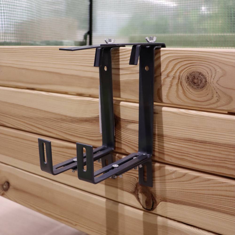 Siena Garden 897634 897634 Blumenkastenhalter Eisen Anthrazit