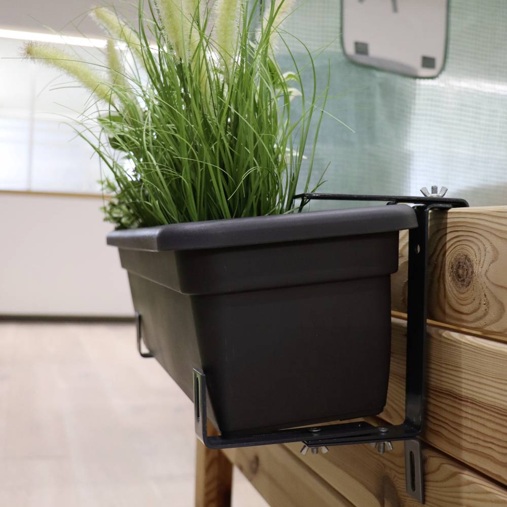 Siena Garden 897634 897634 Blumenkastenhalter Eisen Anthrazit