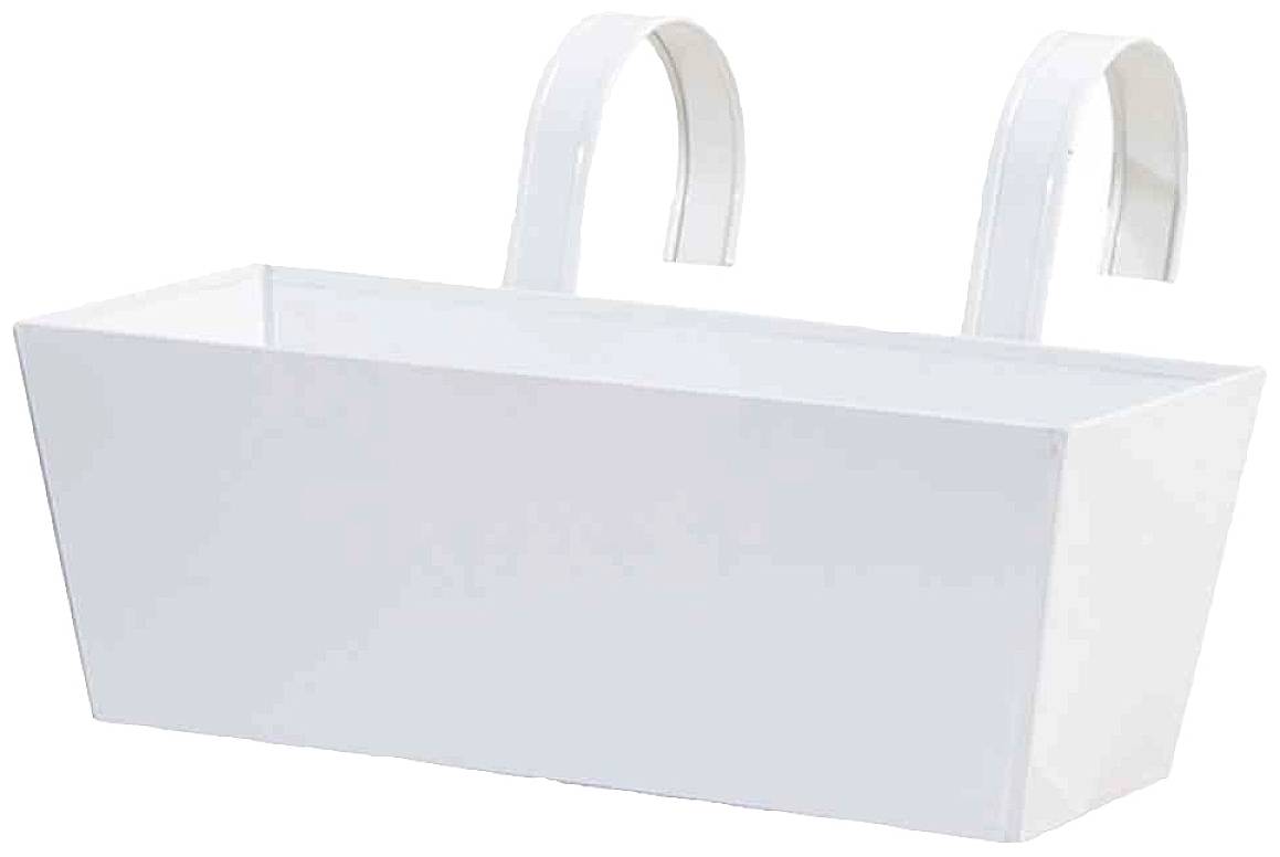 Siena Garden 722628 722628 Balkonkasten Stahl Weiß