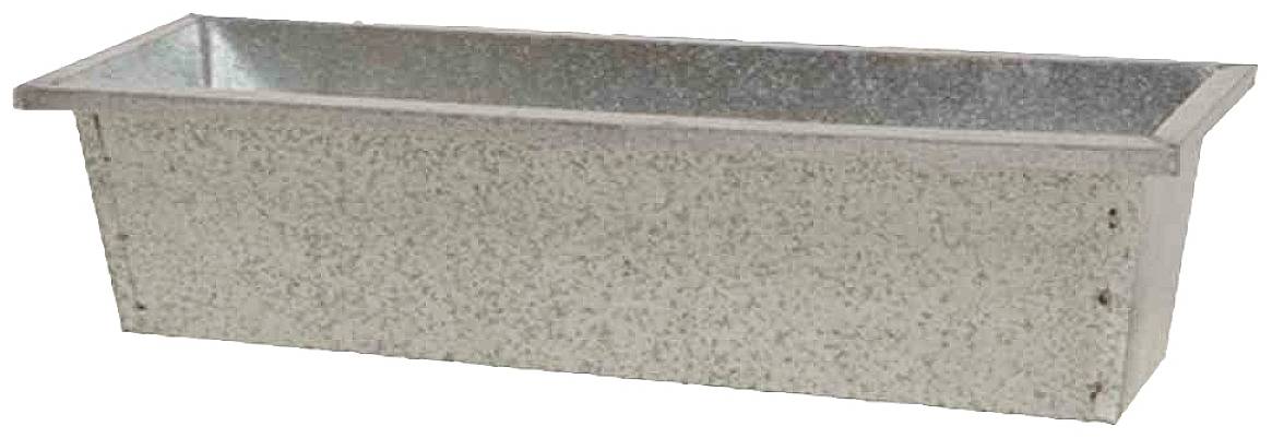 Siena Garden 395228 395228 Balkonkasten Stahl Silber