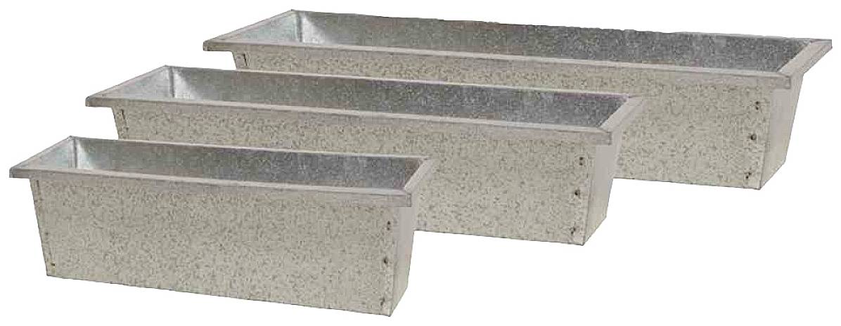 Siena Garden 395228 395228 Balkonkasten Stahl Silber