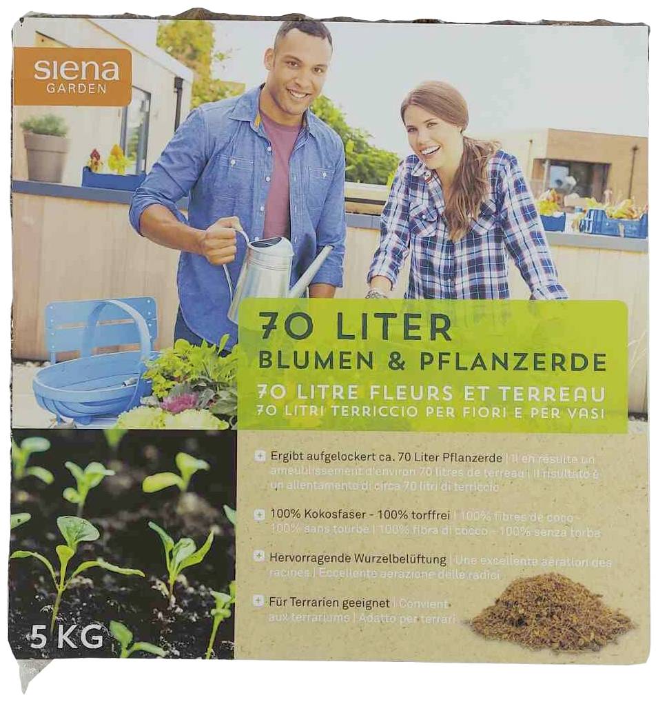 Siena Garden KF002 Kokosquellerde 70 Liter; 5kg Quellblock 70l