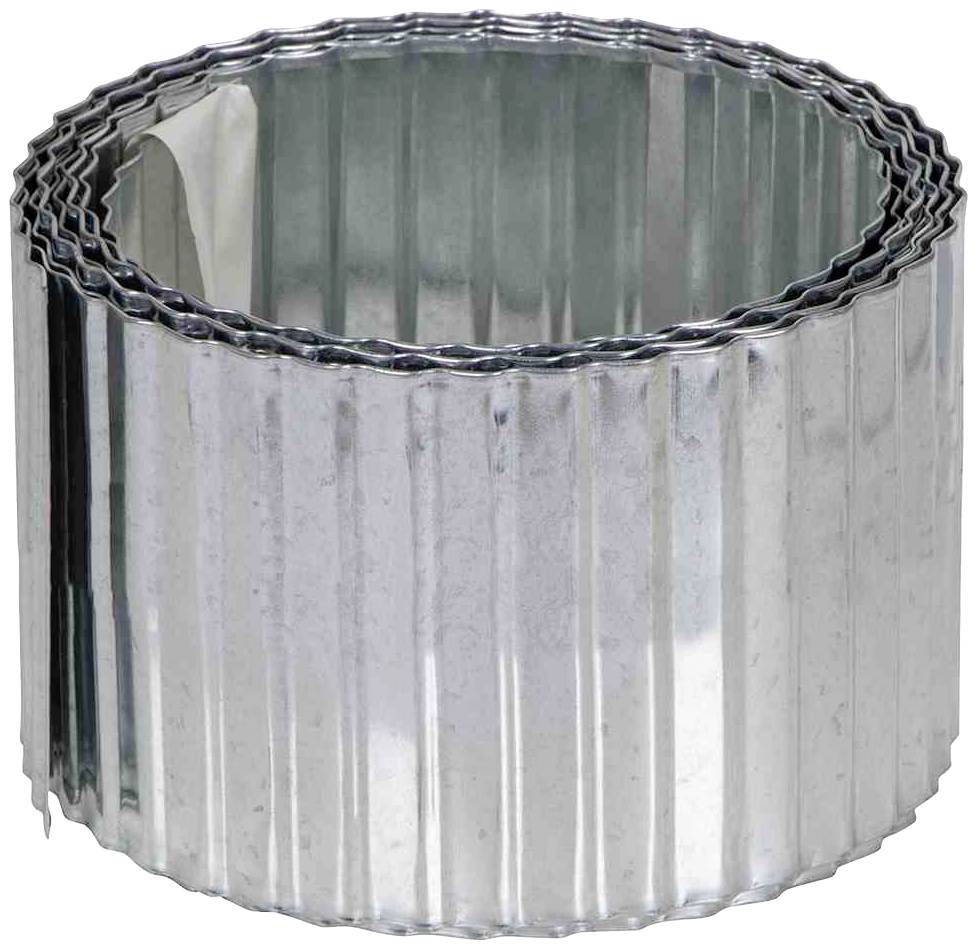 Siena Garden 557091 Rasenkante aus Metall; 6m x 150 mm, verzinkt 6m