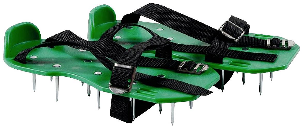 Siena Garden 568888 Rasenlüfterschuhe, Farbe: grün; universell passend 1 Paar