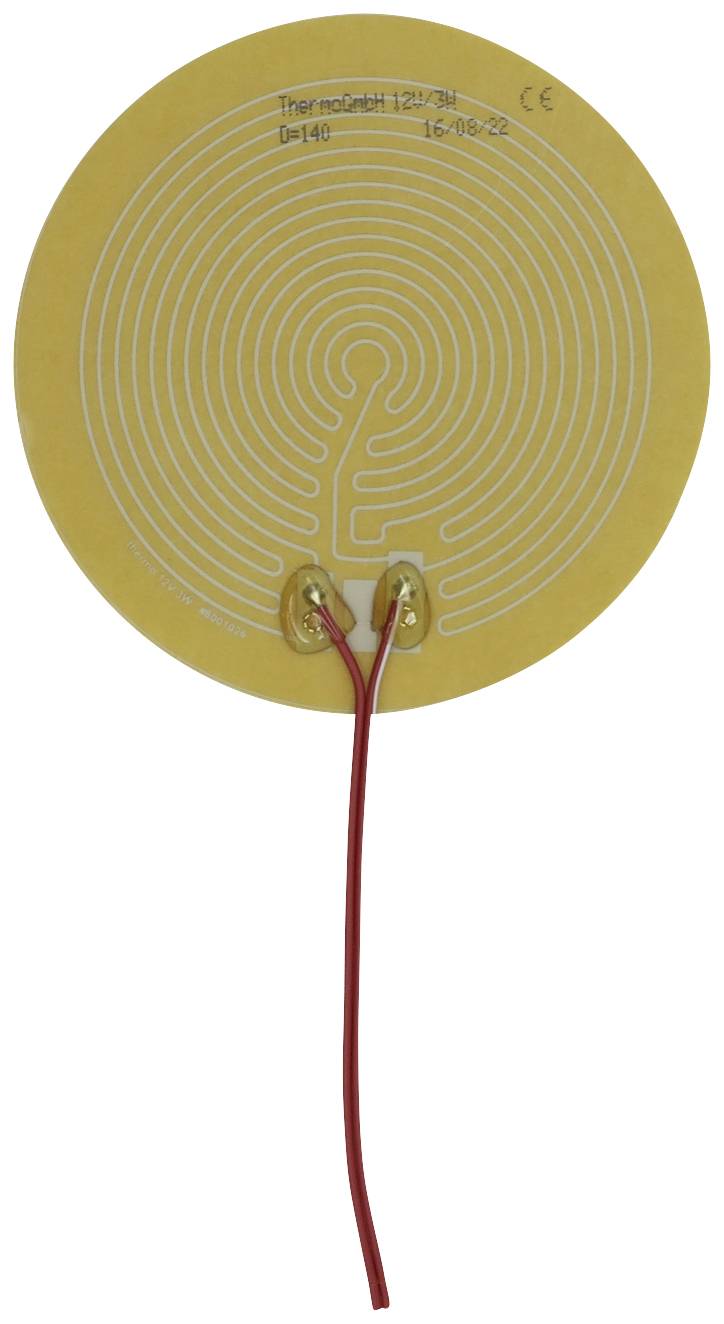 Thermo TECH Polyester Heizfolie 12 V 3 W (Ø) 140 mm