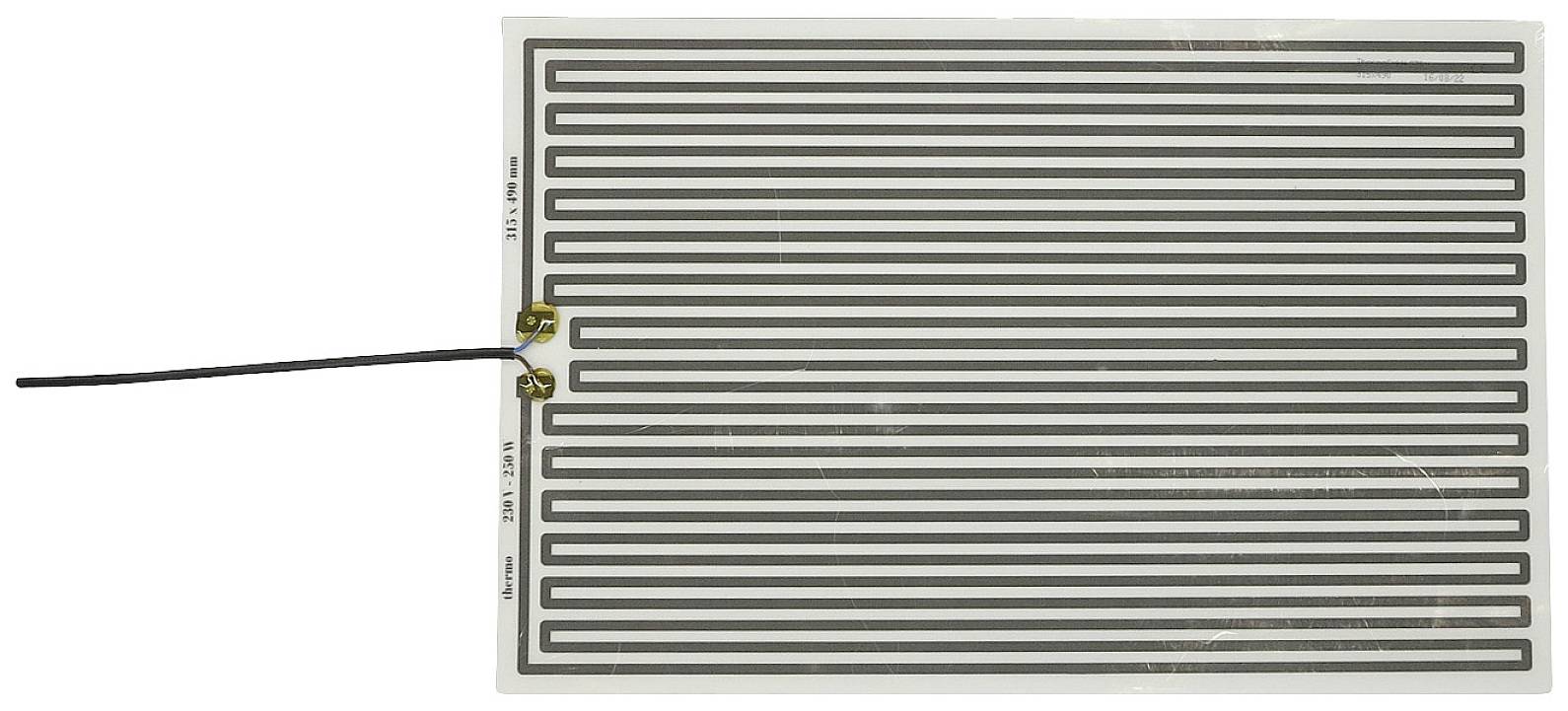 Thermo TECH Polyester Heizfolie 230V 250W (L x B) 490mm x 315mm