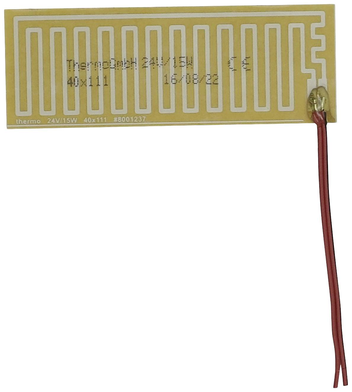 Thermo TECH Polyester Heizfolie 24 V 15 W (L x B) 111 mm x 40 mm