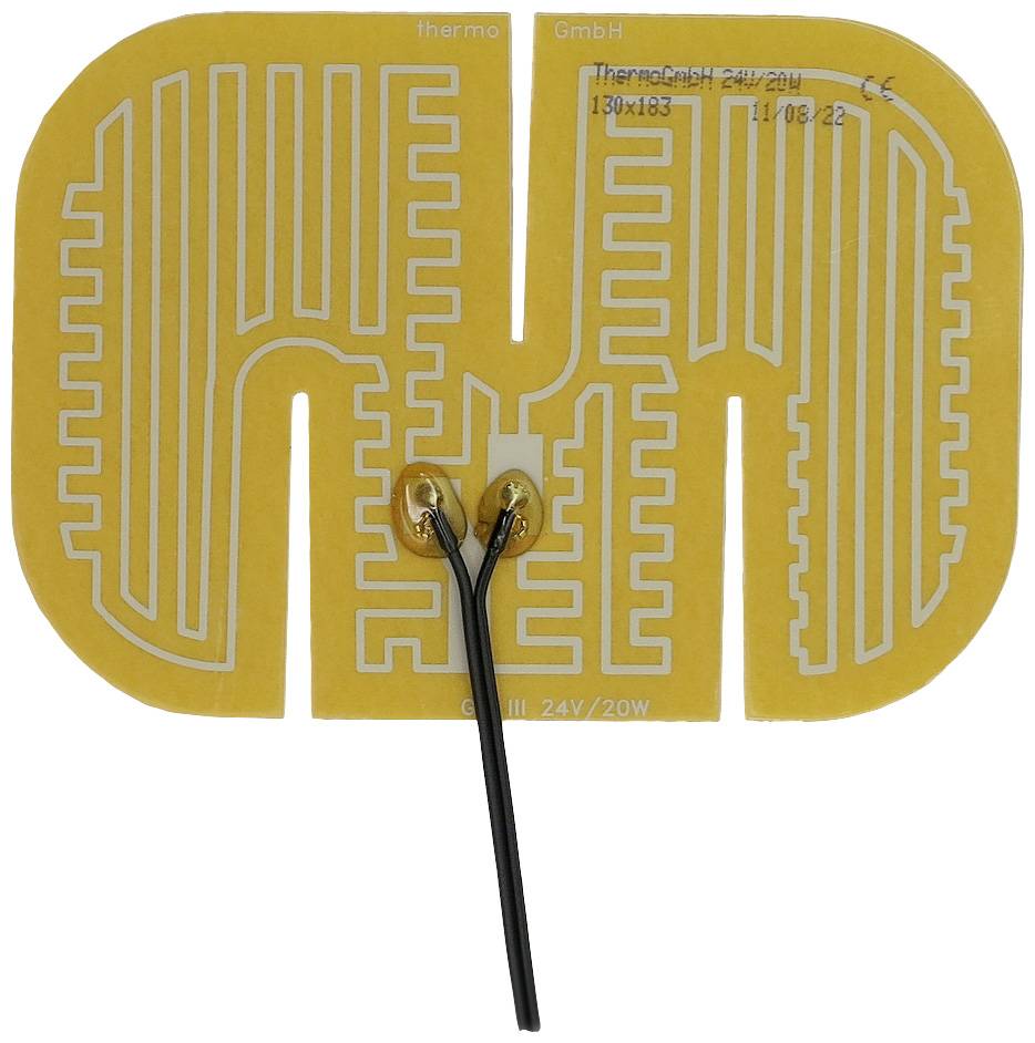 Thermo TECH Polyester Heizfolie 24 V 20 W (L x B) 183 mm x 130 mm