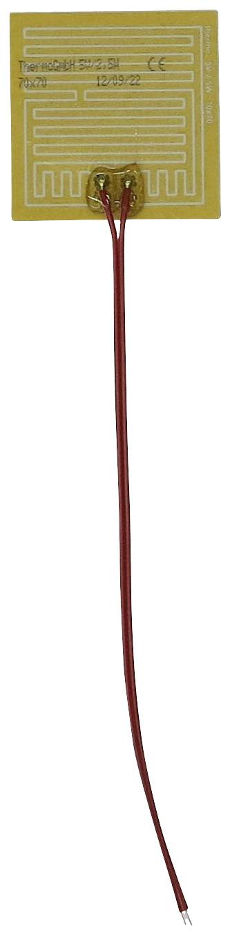 Thermo TECH Polyester Heizfolie 5V 2.5W (L x B) 70mm x 70mm