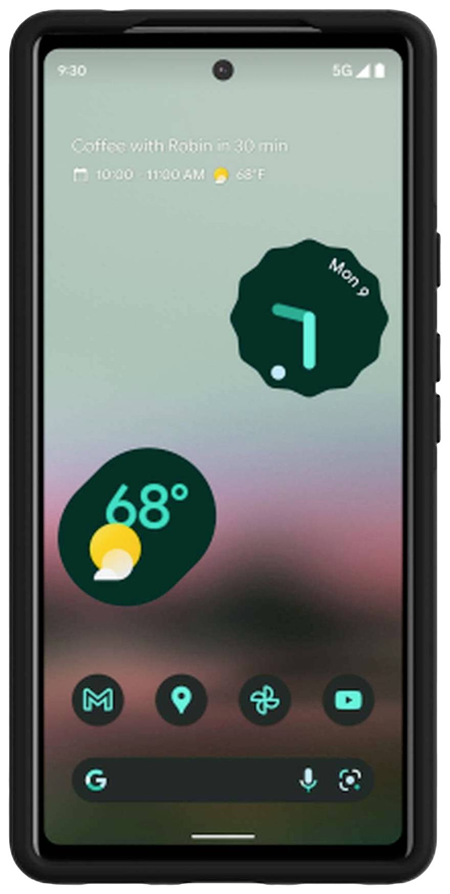 Incipio Duo Backcover Google Pixel 6a Schwarz Stoßfest GG-092-BLK