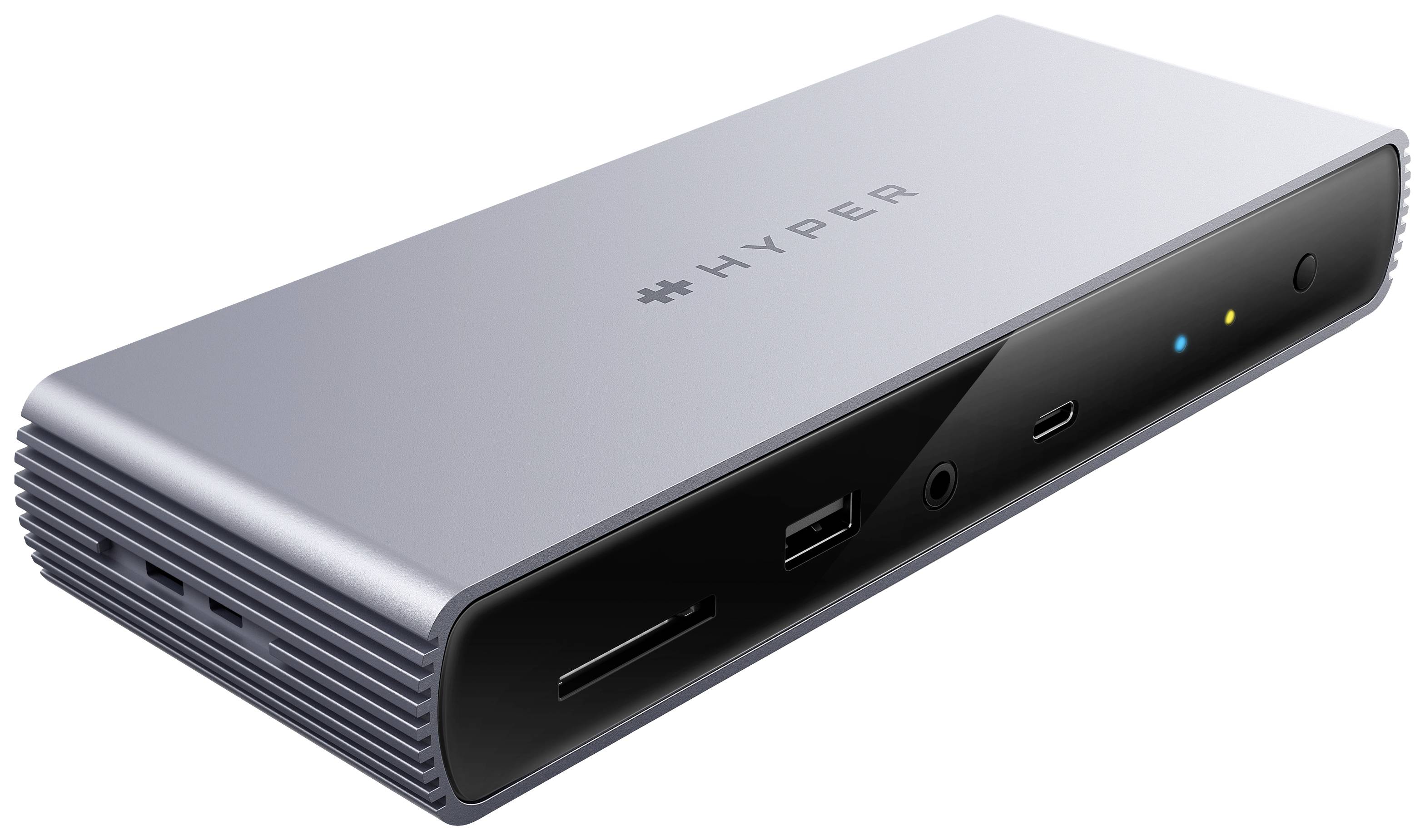 HYPER Thunderbolt™ 4 Dockingstation HyperDrive Passend für Marke Dockingstations: Universal USB-C® Power Delivery, integrierter Kartenleser