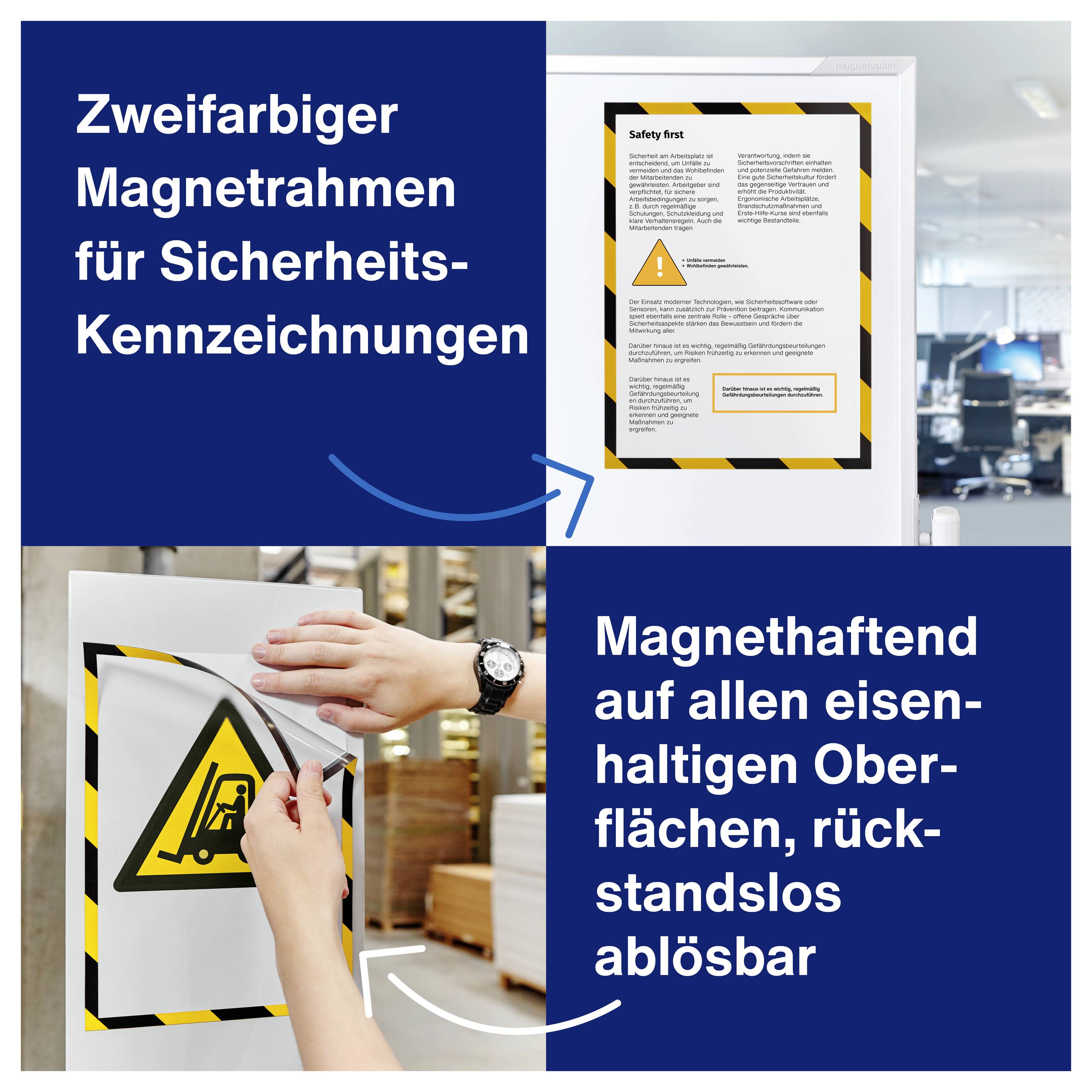 magnetofix Magnetrahmen SAFETY 1131442 (B x H) 21cm x 29.7cm