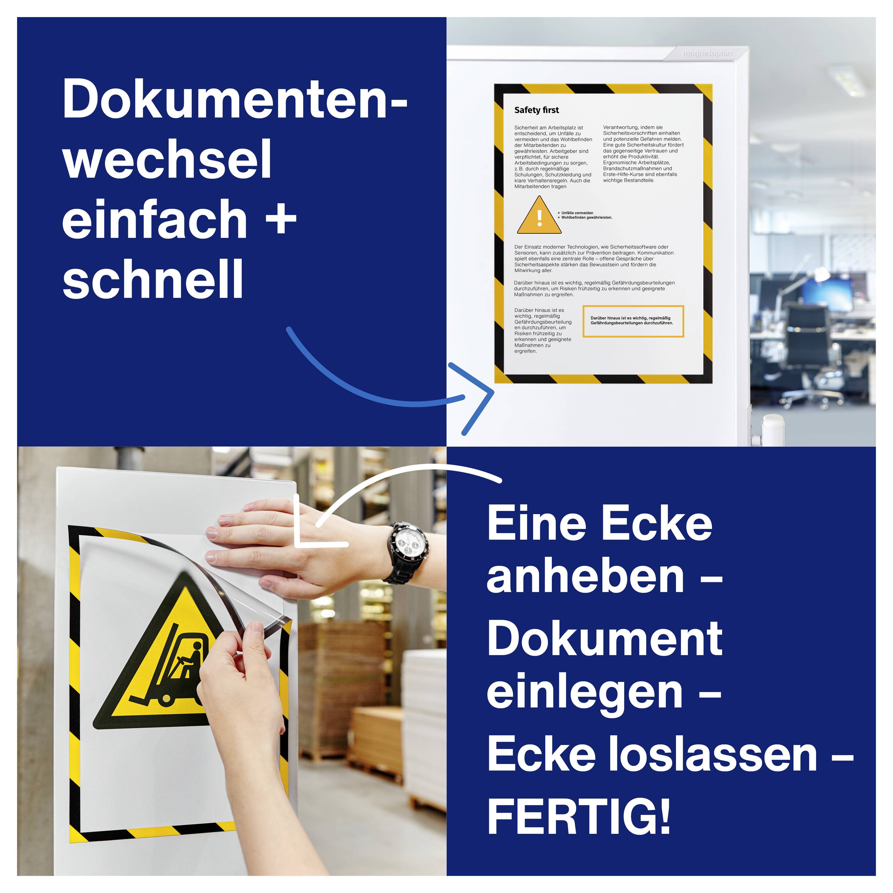 magnetofix Magnetrahmen SAFETY 1131442 (B x H) 21cm x 29.7cm