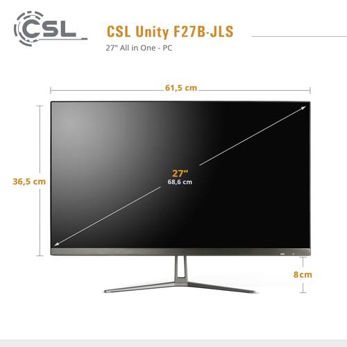 CSL Computer Unity F27B-JLS 68.6cm (27 Zoll) All-in-One PC Intel® Celeron® N5100 8GB 512GB SSD Int