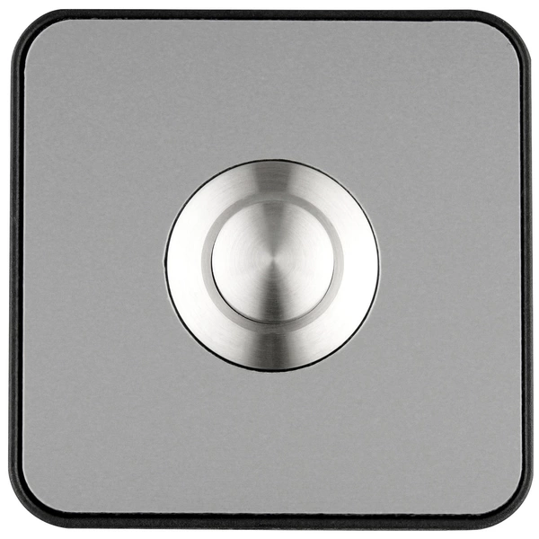 Grothe 64181 Klingel Edelstahl-Optik, Schwarz Grothe 64181 Klingel Edelstahl-Optik, Schwarz
