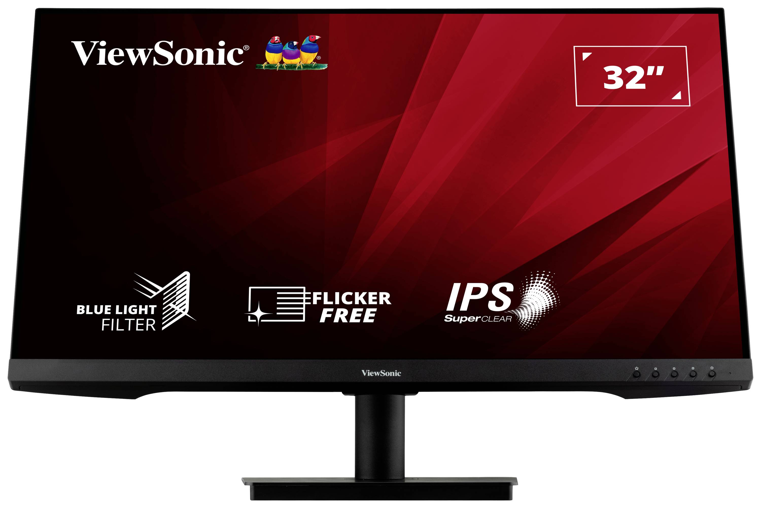 Viewsonic VA3209-2K-MHD LED-Monitor EEK F (A - G) 80 cm (31.5 Zoll) 2560 x 1440 Pixel 16:9 4 ms HDMI®, DisplayPort, Audio, stereo (3.5 mm Klinke)