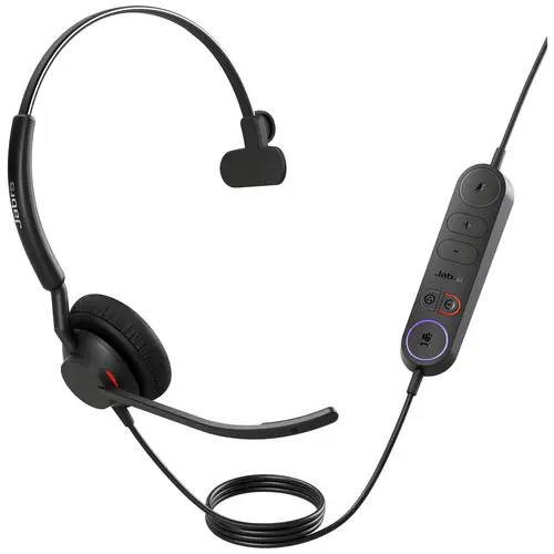 Jabra Engage 40 Over Ear Headset kabelgebunden, Bluetooth® Mono Schwarz Mikrofon-Rauschunterdrückung Lautstärkeregelung Telefon Jabra Engage 40 Over Ear Headset kabelgebunden, Bluetooth® Mono Schwarz Mikrofon-Rauschunterdrückung Lautstärkeregelung Telefon