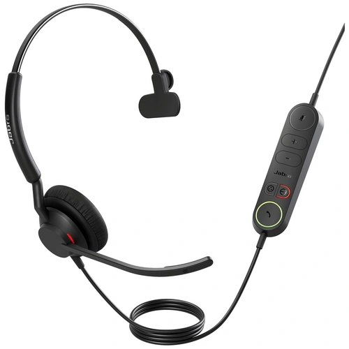 Jabra Engage 40 Over Ear Headset kabelgebunden, Bluetooth® Mono Schwarz Mikrofon-Rauschunterdrückung Lautstärkeregelung Telefon Jabra Engage 40 Over Ear Headset kabelgebunden, Bluetooth® Mono Schwarz Mikrofon-Rauschunterdrückung Lautstärkeregelung Telefon