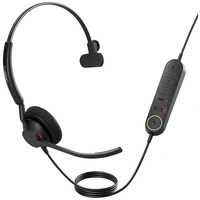 Jabra Engage 40 Over Ear Headset kabelgebunden, Bluetooth® Mono Schwarz Mikrofon-Rauschunterdrückung Lautstärkeregelung Telefon Jabra Engage 40 Over Ear Headset kabelgebunden, Bluetooth® Mono Schwarz Mikrofon-Rauschunterdrückung Lautstärkeregelung Telefon