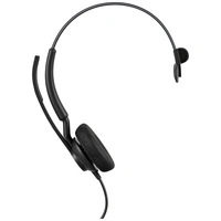 Jabra Engage 40 Over Ear Headset kabelgebunden Mono Schwarz Mikrofon-Rauschunterdrückung Lautstärkeregelung Telefon Jabra Engage 40 Over Ear Headset kabelgebunden Mono Schwarz Mikrofon-Rauschunterdrückung Lautstärkeregelung Telefon