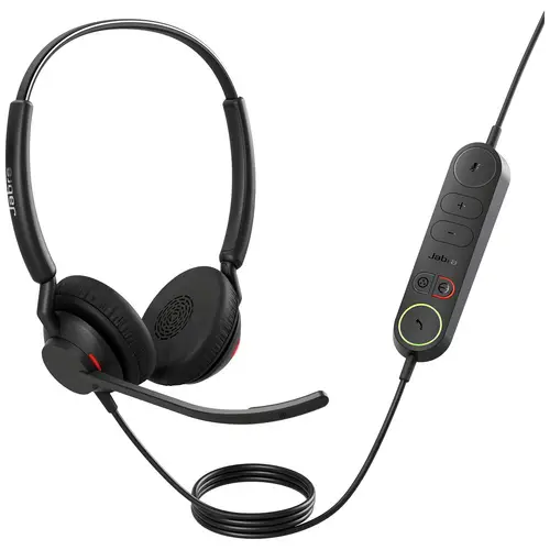 Jabra Engage 40 Over Ear Headset kabelgebunden Stereo Schwarz Mikrofon-Rauschunterdrückung Lautstärkeregelung Telefon Jabra Engage 40 Over Ear Headset kabelgebunden Stereo Schwarz Mikrofon-Rauschunterdrückung Lautstärkeregelung Telefon