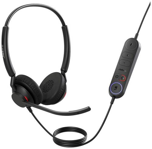 Jabra Engage 40 Telefon Over Ear Headset kabelgebunden Stereo Schwarz Mikrofon-Rauschunterdrückung