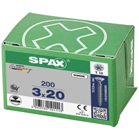 SPAX 1191010300203 Holzschraube 3mm 20mm T-STAR plus Stahl WIROX 200St. SPAX 1191010300203 Holzschraube 3mm 20mm T-STAR plus Stahl WIROX 200St.