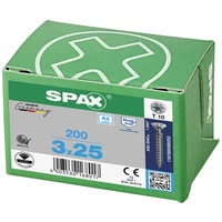 SPAX 1197000300253 Holzschraube 3mm 25mm T-STAR plus 88091 Edelstahl A2 200St. SPAX 1197000300253 Holzschraube 3mm 25mm T-STAR plus 88091 Edelstahl A2 200St.