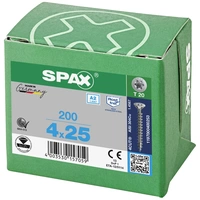 SPAX 1197000400203 Holzschraube 4mm 20mm T-STAR plus 88091 Edelstahl A2 200St. SPAX 1197000400203 Holzschraube 4mm 20mm T-STAR plus 88091 Edelstahl A2 200St.