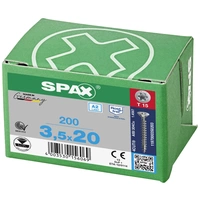 SPAX 1197000350163 Holzschraube 3.5mm 16mm T-STAR plus 88091 Edelstahl A2 200St. SPAX 1197000350163 Holzschraube 3.5mm 16mm T-STAR plus 88091 Edelstahl A2 200St.