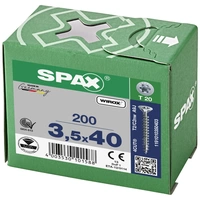 SPAX 1191010350403 Holzschraube 3.5mm 40mm T-STAR plus Stahl WIROX 200St. SPAX 1191010350403 Holzschraube 3.5mm 40mm T-STAR plus Stahl WIROX 200St.