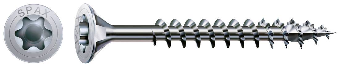 SPAX 1191010500803 Holzschraube 5 mm 80 mm T-STAR plus Stahl WIROX 100 St.