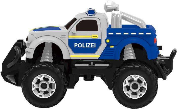 Vedes 0033780834 Racer R/C Polizei Jeep 2.4GHz 1:43 Fahrzeug Elektro Geländewagen