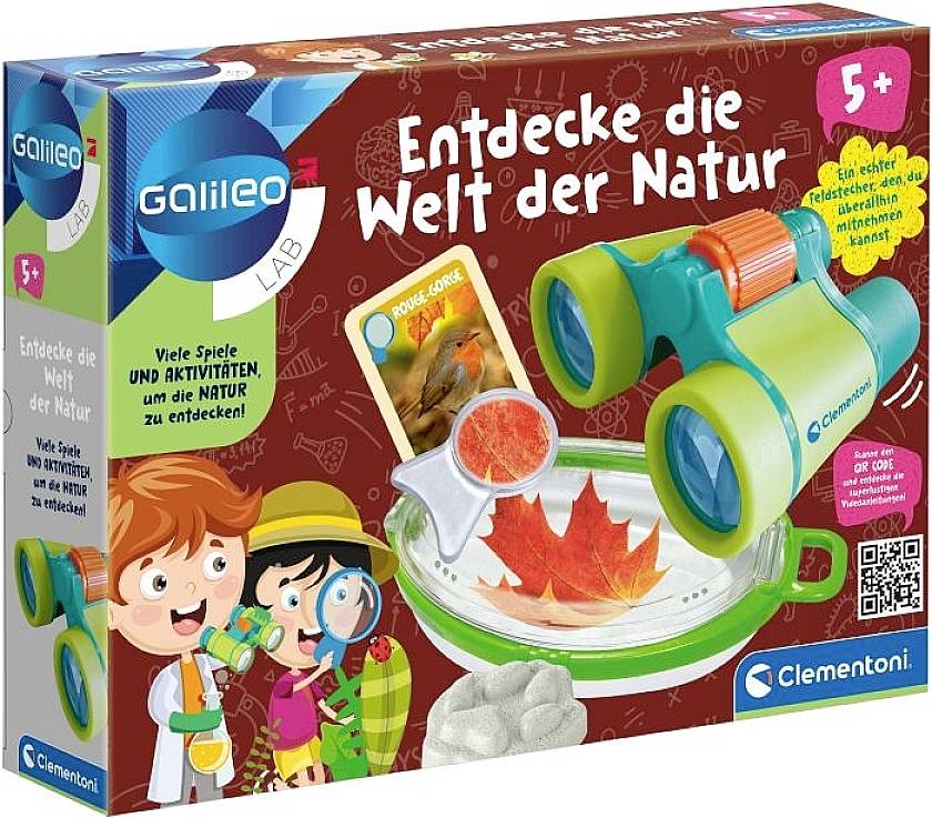 Clementoni 59267 Galileo - Entdecke die Welt der Natur (5+) Abenteuer-Box ab 5 Jahre