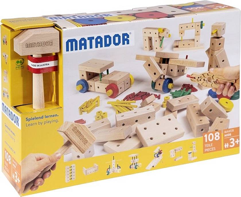 Matador Matador Maker Baukasten 108 Teile Konstruktions-Set