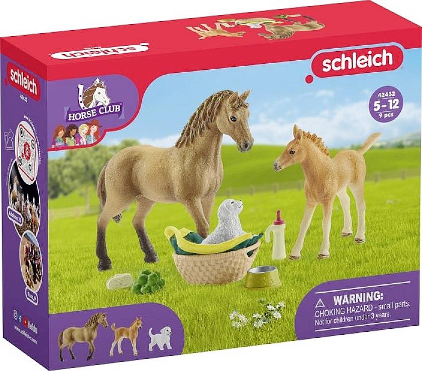 Compra SCHLEICH - Horse Club - Cura dei cuccioli di Horse Club Sarah - rif: 42432 all'ingrosso