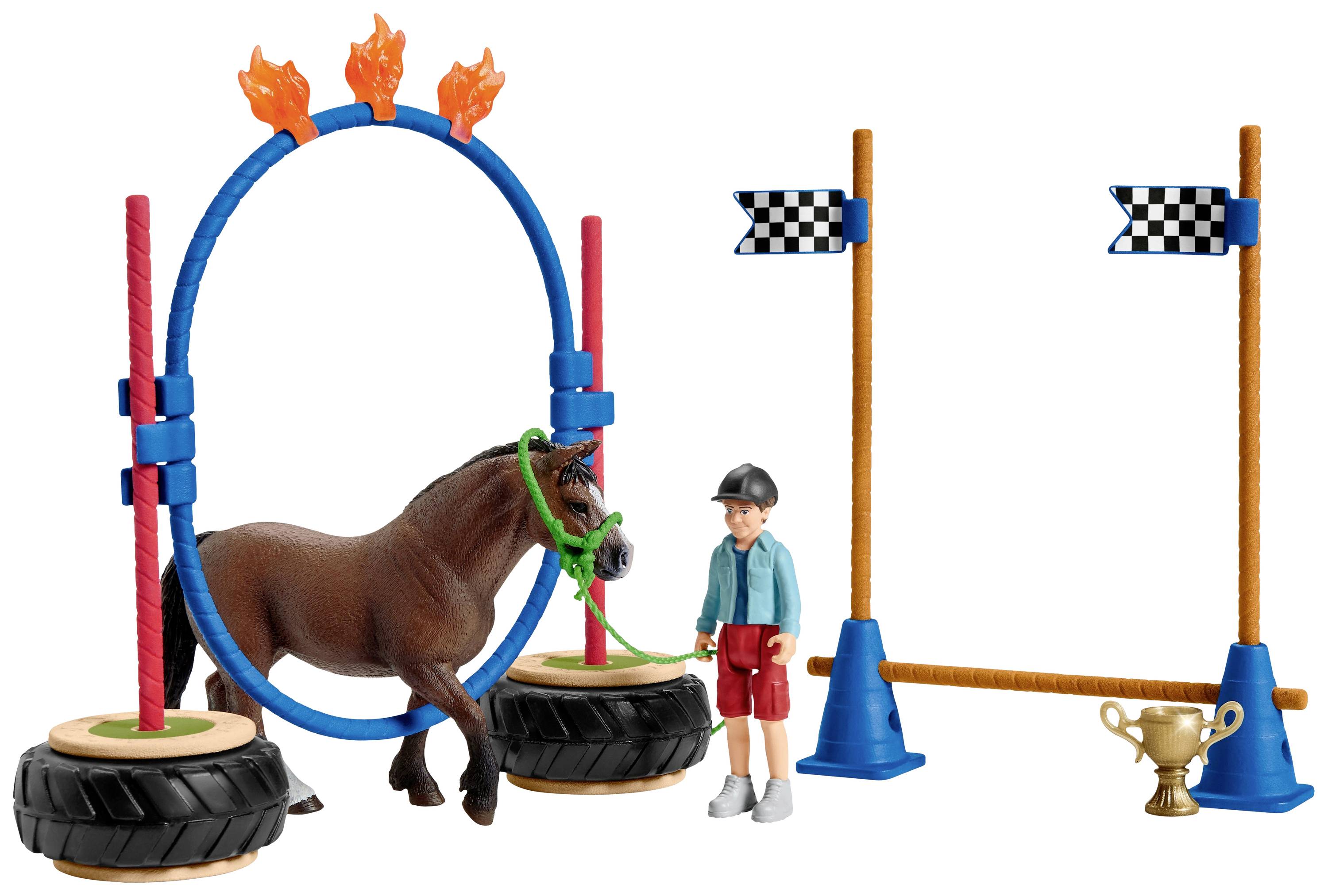 Schleich schleich® Farm World 42482 Pony Agility Rennen 42482, 1x -0405943357296