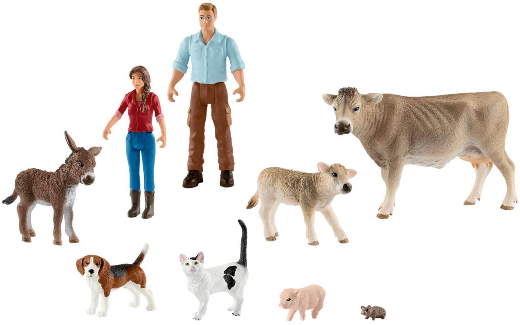 schleich® Farm World 42407 Bauernhaus mit Stall und Tieren