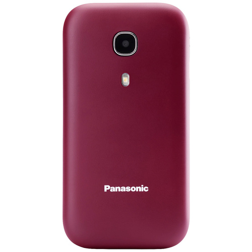 Panasonic KX-TU400 Téléphone portable à clapet pour séniors rouge