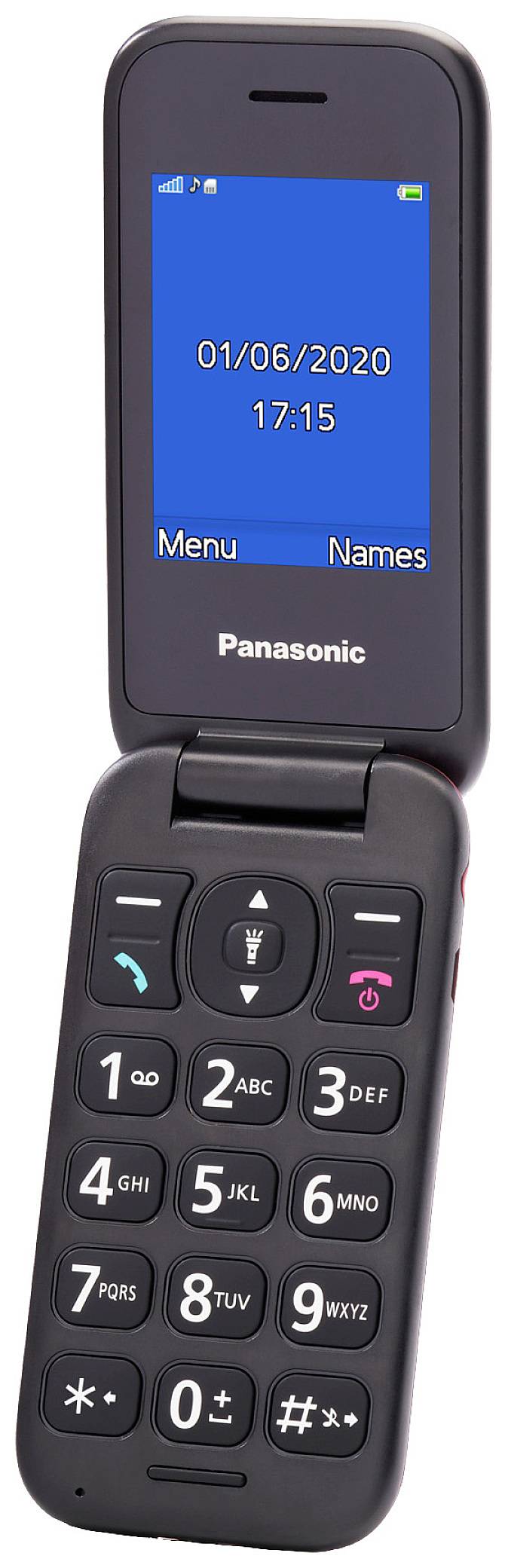 Panasonic KX-TU400 Senioren-Klapp-Handy Rot