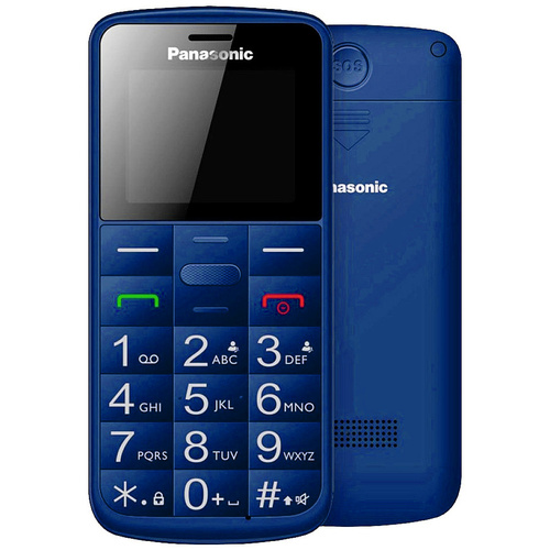 Panasonic KX-TU110 Téléphone portable pour séniors Fonction SOS bleu