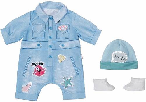 Baby Born Zapf Deluxe Jeans Overall 43cm 832592