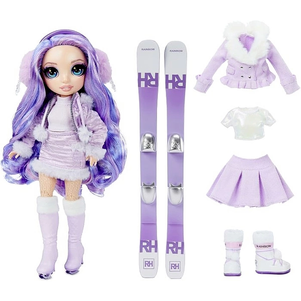 MGA Entertainment Rainbow High Winter Break Fashion Doll- Violet Willow (Purple) 574804EUC MGA Entertainment Rainbow High Winter Break Fashion Doll- Violet Willow (Purple) 574804EUC
