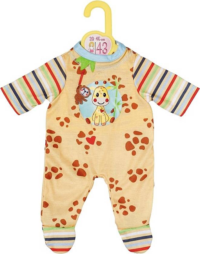 Dolly Moda Strampler mit Giraffe, 43 c