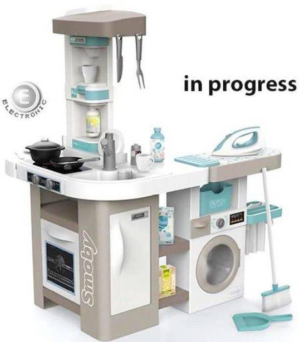 Smoby Tefal Studio Küche mit Waschmaschine 7600311050