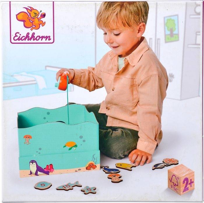 Eichhorn Eichhorn Angelspiel - Magnet-Angelspiel mit 16 Fischen 100005100